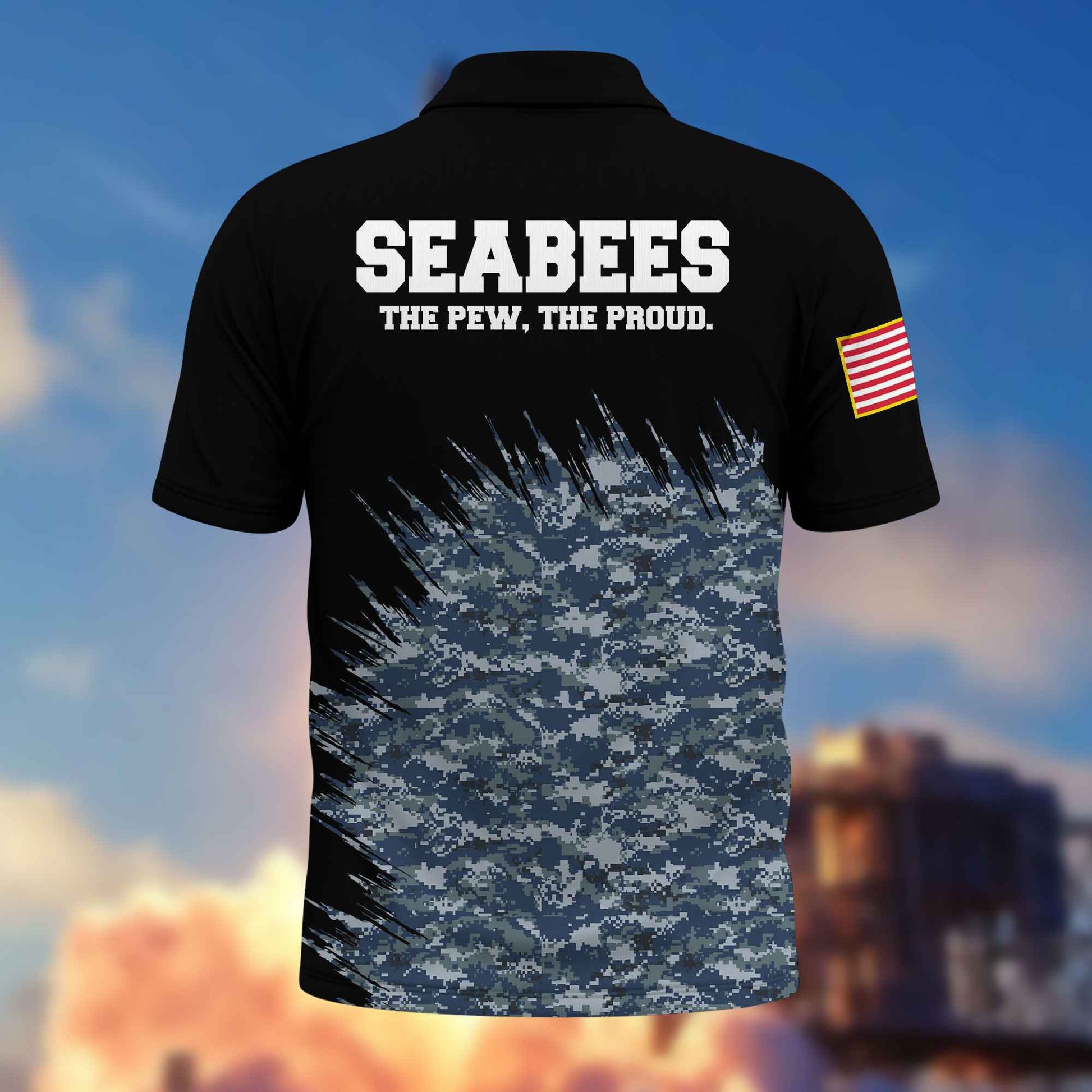 Unique US Seabees Polo Shirt VPVC217709, Gifts For Seabees Veteran, Best Gifts On Father's Day, Independence Day, Veterans Day.