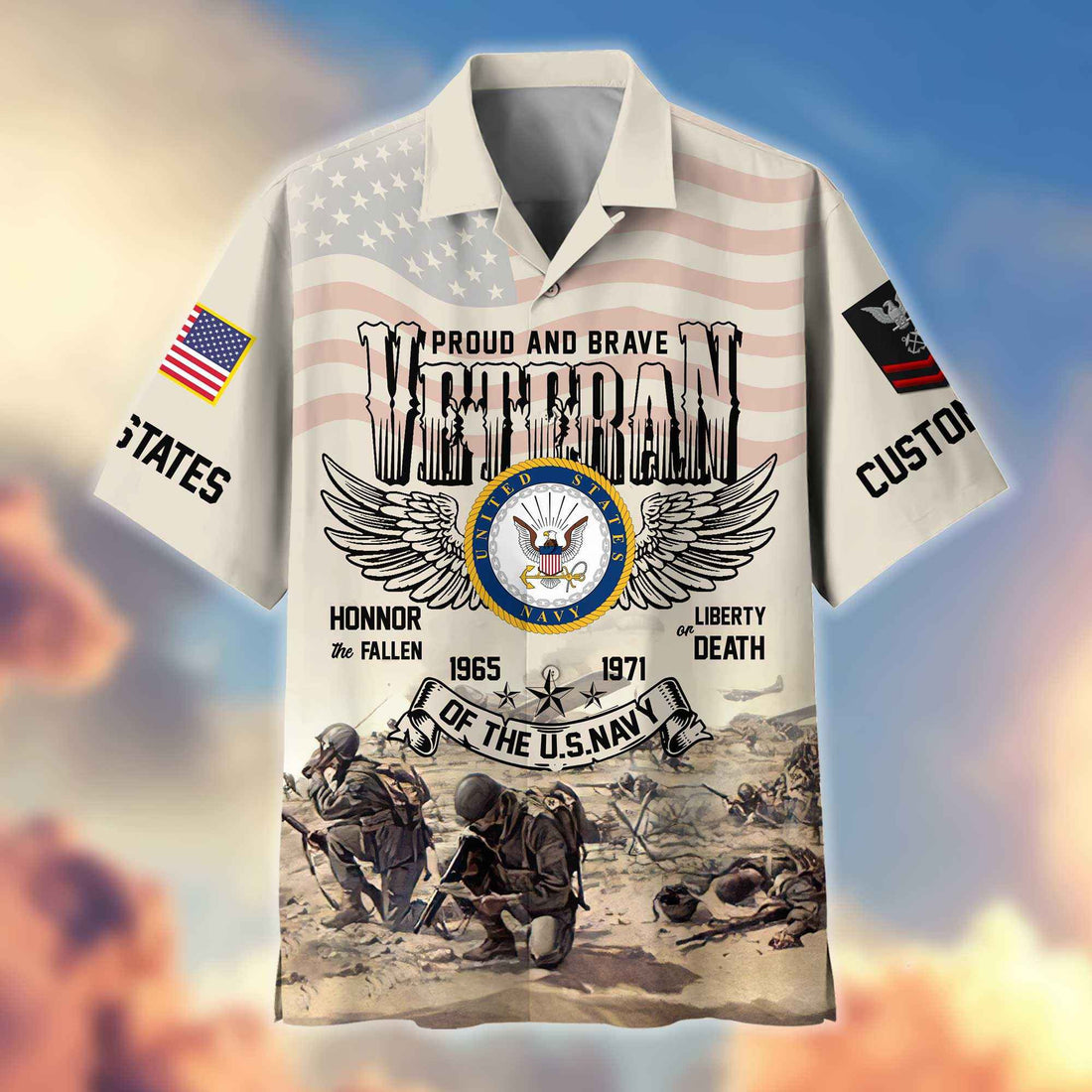 US Navy Custom Hawaiian Shirt VPVC404402, Gifts For Navy Veteran, Best Gifts On Father's Day, Armed Forces Day, Independence Day, Veterans Day.