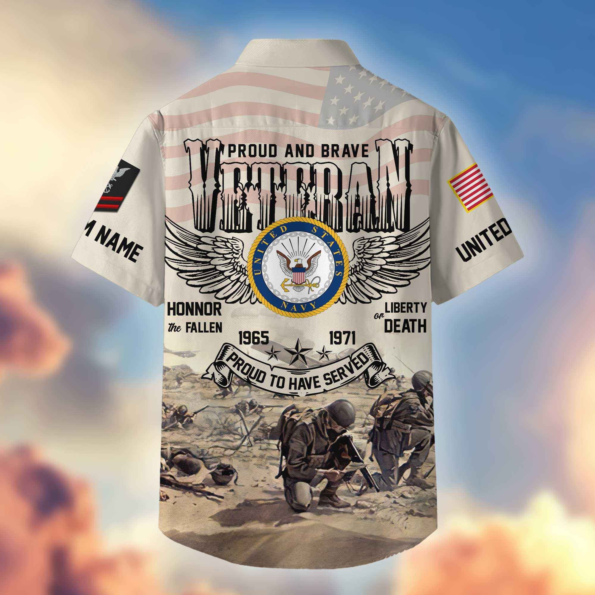 US Navy Custom Hawaiian Shirt VPVC404402, Gifts For Navy Veteran, Best Gifts On Father's Day, Armed Forces Day, Independence Day, Veterans Day.