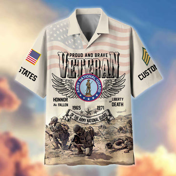 US Army National Guard Custom Hawaiian Shirt VPVC404408, Gifts For Army National Guard Veteran, Best Gifts On Father's Day, Armed Forces Day, Independence Day, Veterans Day.
