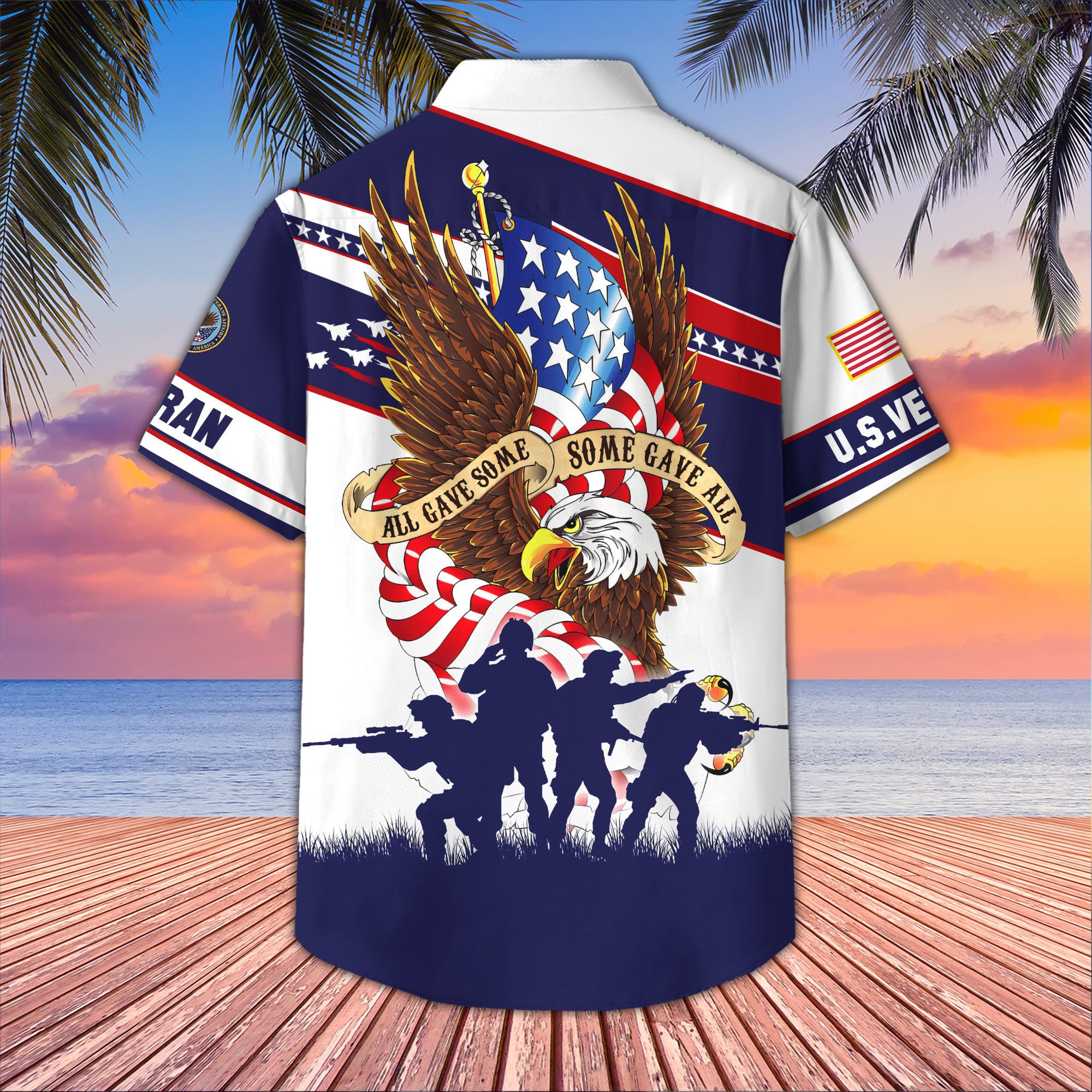 US Veteran Hawaiian Shirt VPVC405907, Gifts For US Veteran, Best Gifts On Father's Day, Armed Forces Day, Independence Day, Veterans Day.