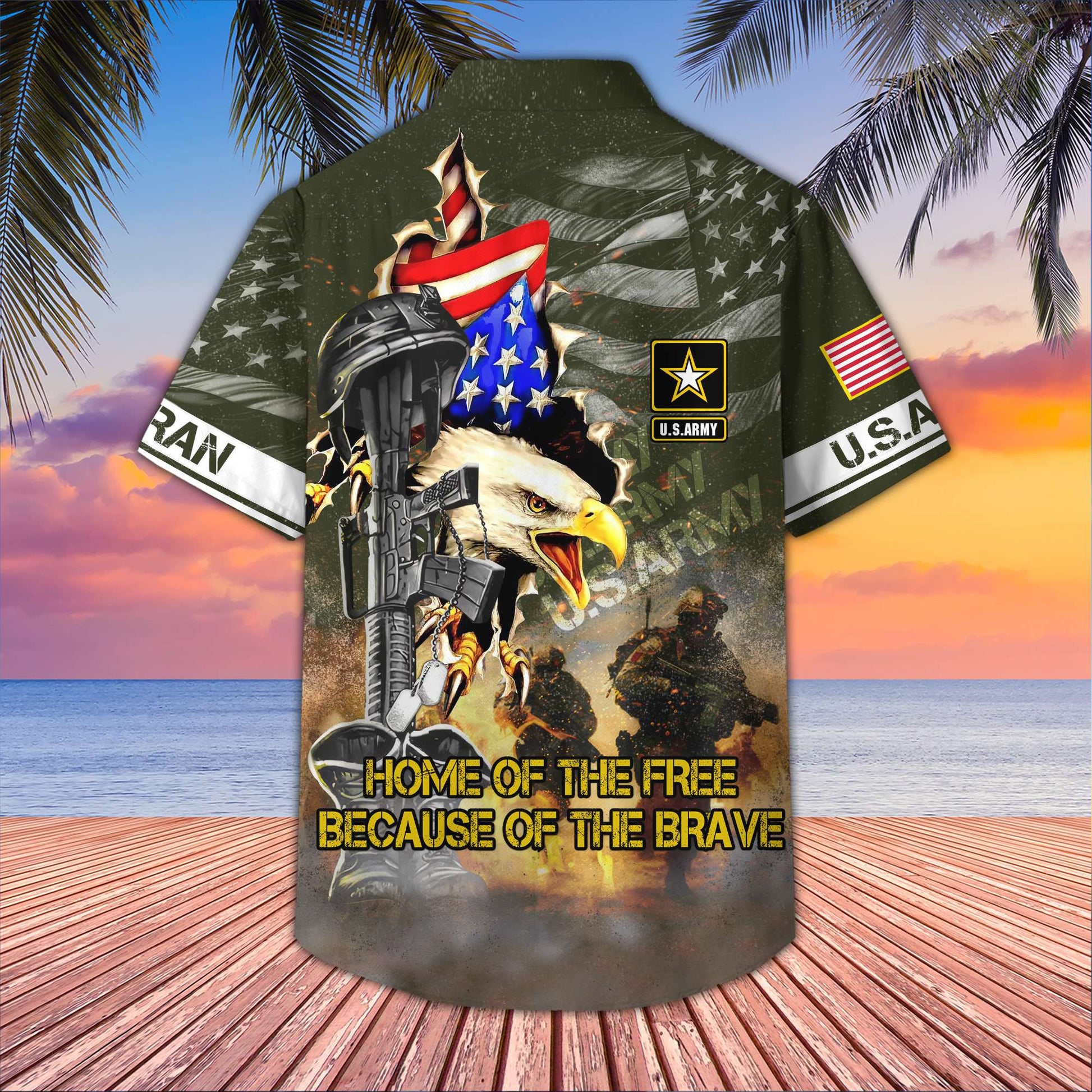 US Army Hawaiian Shirt VPVC406401, Gifts For Army Veteran, Best Gifts On Father's Day, Armed Forces Day, Independence Day, Veterans Day.