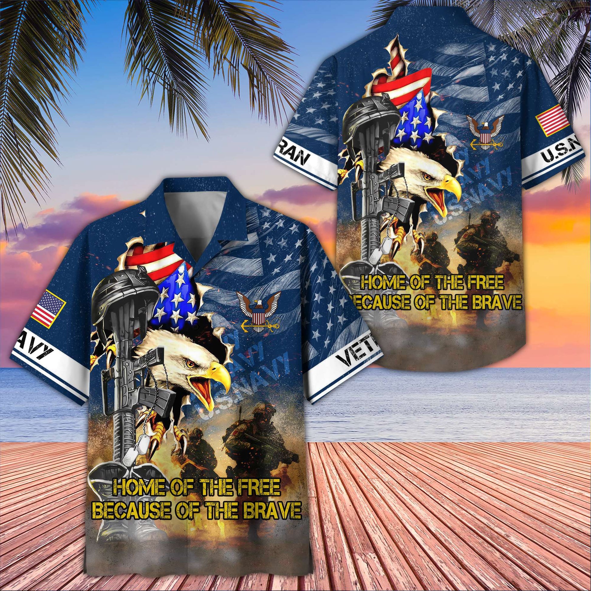 US Navy Hawaiian Shirt VPVC406402, Gifts For Navy Veteran, Best Gifts On Father's Day, Armed Forces Day, Independence Day, Veterans Day.