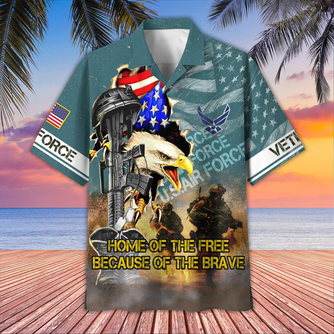 USAF Hawaiian Shirt VPVC406404, Gifts For Air Force Veteran, Best Gifts On Father's Day, Armed Forces Day, Independence Day, Veterans Day.