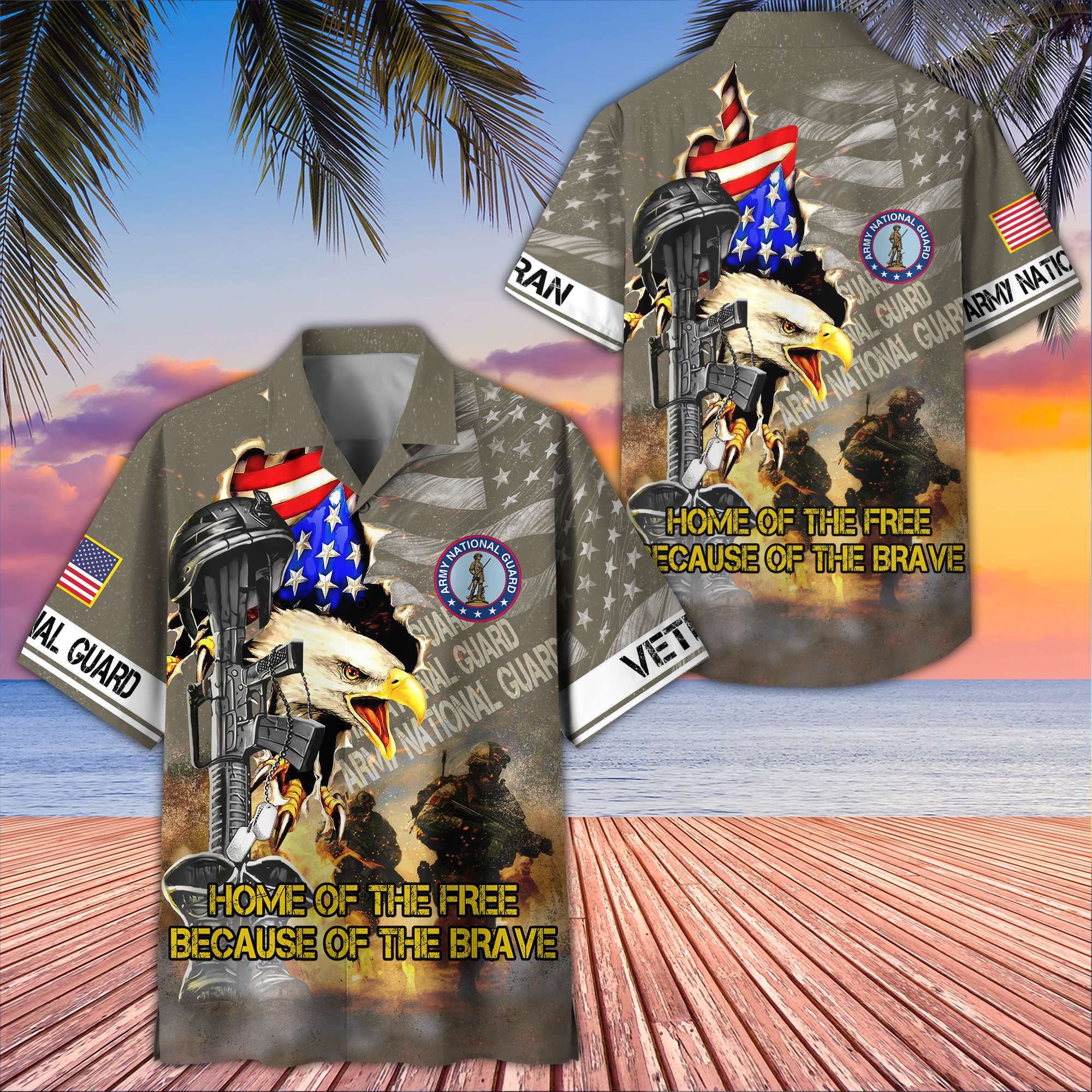 US Army National Guard Hawaiian Shirt VPVC406408, Gifts For Army National Guard Veteran, Best Gifts On Father's Day, Armed Forces Day, Independence Day, Veterans Day.
