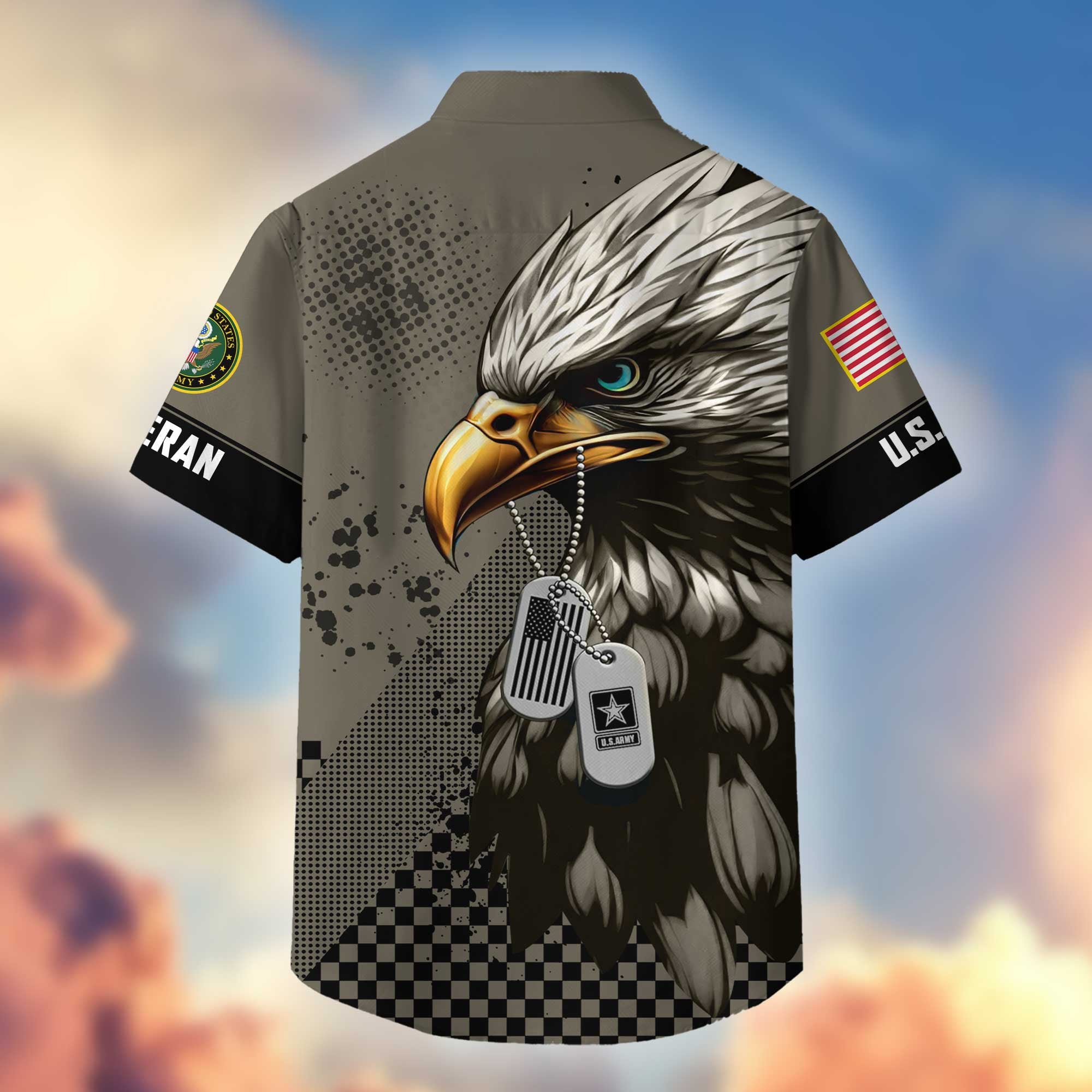 Unique US Army Hawaiian Shirt VPVC404710, Gifts For Army Veteran, Best Gifts On Father's Day, Independence Day, Veterans Day.