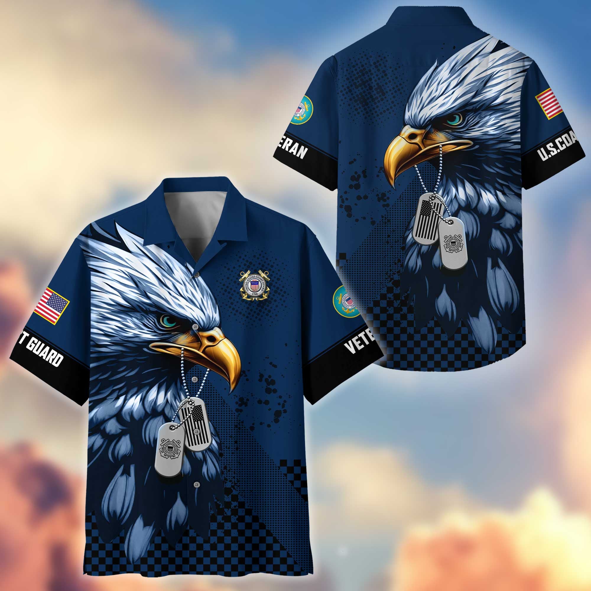 Unique USCG Hawaiian Shirt VPVC404705, Gifts For Coast Guard Veteran, Best Gifts On Father's Day, Independence Day, Veterans Day.