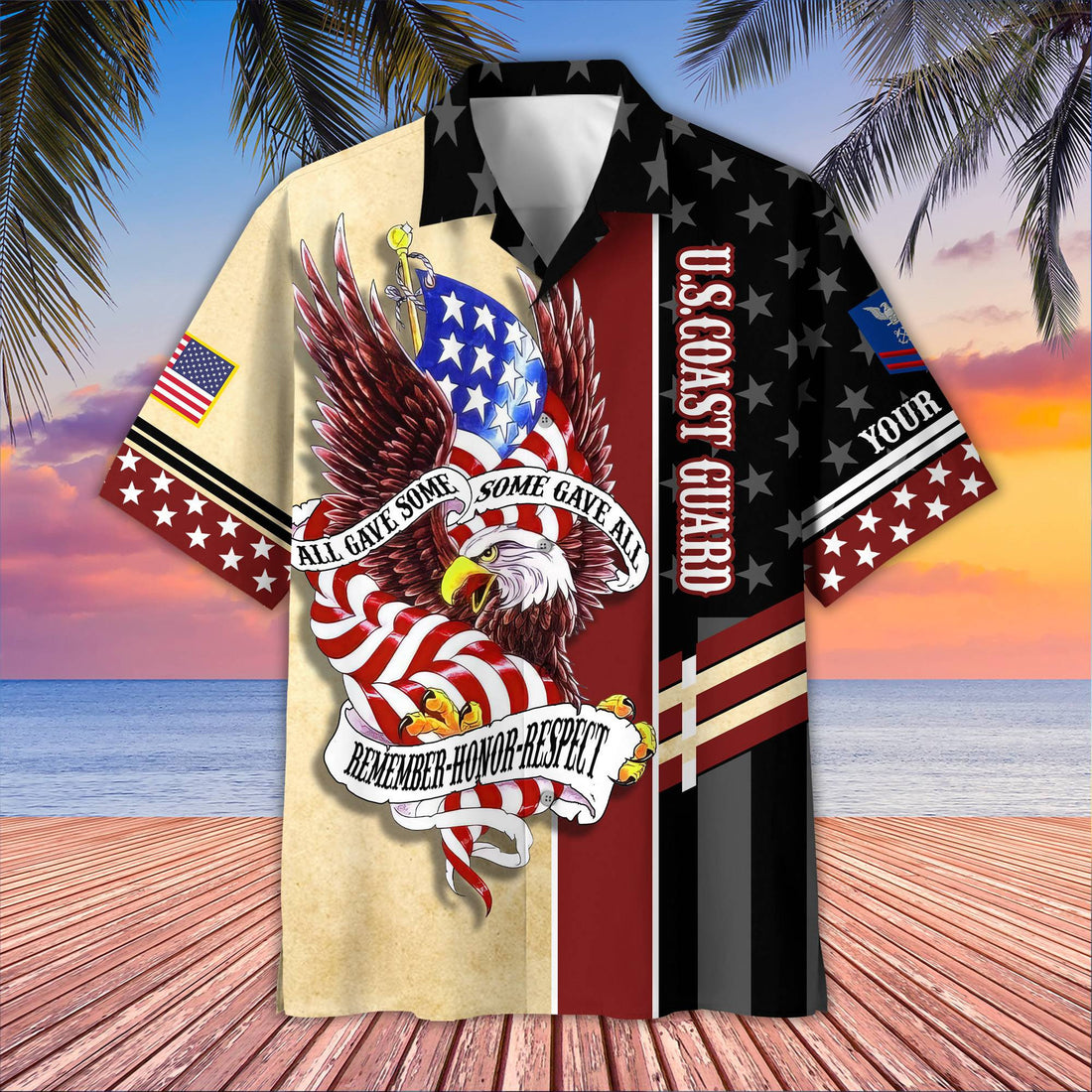 USCG Custom Hawaiian Shirt VPVC407005, Gifts For Coast Guard Veteran, Best Gifts On Father's Day, Armed Forces Day, Independence Day, Veterans Day.