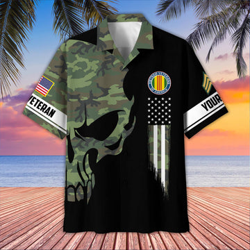 Vietnam Veteran Custom Hawaiian Shirt VPVC407506, Gifts For Vietnam Veteran, Best Gifts On Father's Day, Armed Forces Day, Independence Day, Veterans Day.