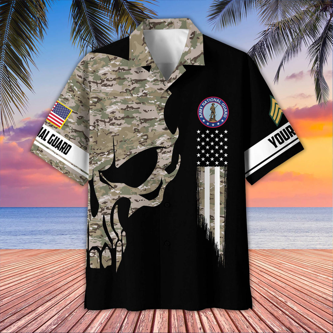 US Army Custom National Guard Hawaiian Shirt VPVC407508, Gifts For Army National Guard Veteran, Best Gifts On Father's Day, Armed Forces Day, Independence Day, Veterans Day.