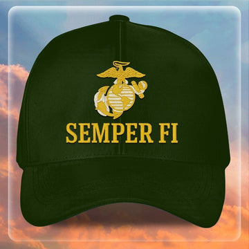 Premium USMC Embroidered Hats VPVC307837, Gifts For Marine Veteran, Gifts On Father's Day, Armed Forces Day, Independence Day, Veterans Day.