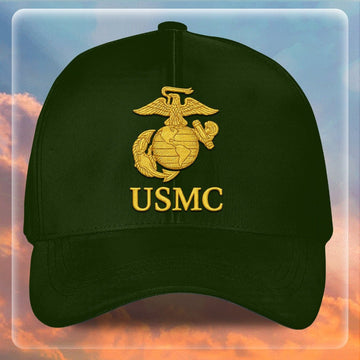 Premium USMC Embroidered Hats VPVC307845, Gifts For Marine Veteran, Gifts On Father's Day, Armed Forces Day, Independence Day, Veterans Day.