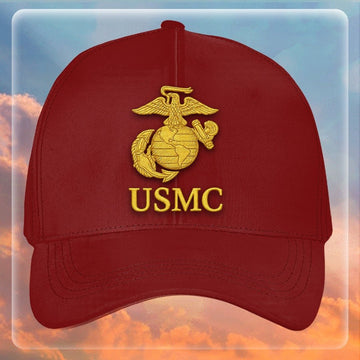 Premium USMC Embroidered Hats VPVC307847, Gifts For Marine Veteran, Gifts On Father's Day, Armed Forces Day, Independence Day, Veterans Day.