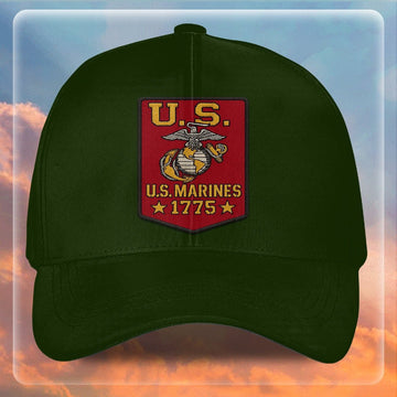Premium USMC Embroidered Hats VPVC307878, Gifts For Marine Veteran, Gifts On Father's Day, Armed Forces Day, Independence Day, Veterans Day.