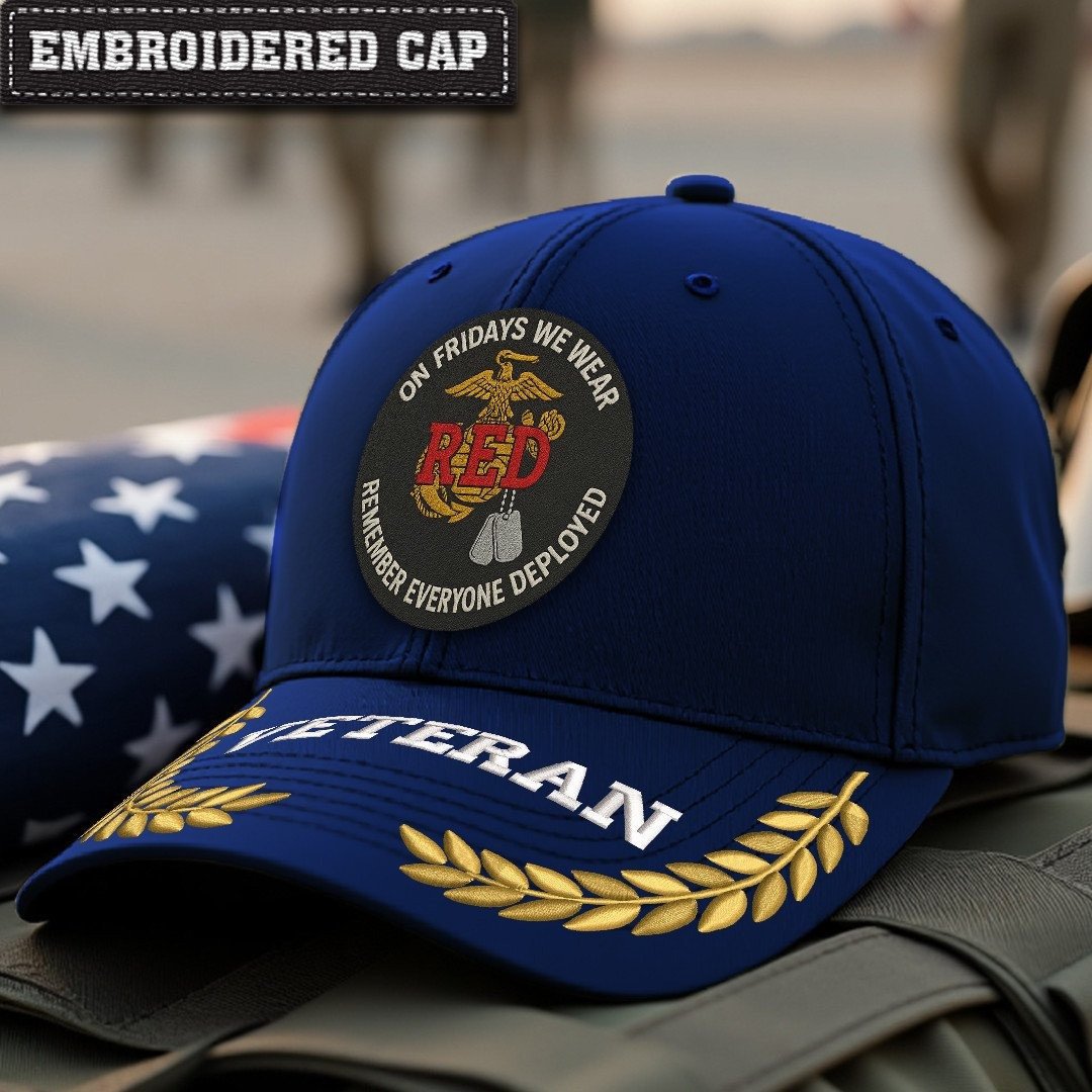 Premium USMC Embroidered Hats VPVC307924, Gifts For Marine Veteran, Gifts On Father's Day, Armed Forces Day, Independence Day, Veterans Day.