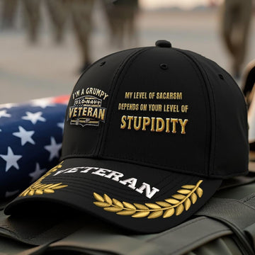 Premium US Navy Embroidered Hats VPVC308030, Gifts For Navy Veteran, Gifts On Father's Day, Armed Forces Day, Independence Day, Veterans Day.