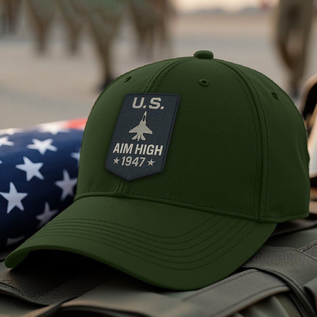 Premium USAF Embroidered Hats VPVC308039, Gifts For Air Force Veteran, Gifts On Father's Day, Armed Forces Day, Independence Day, Veterans Day.
