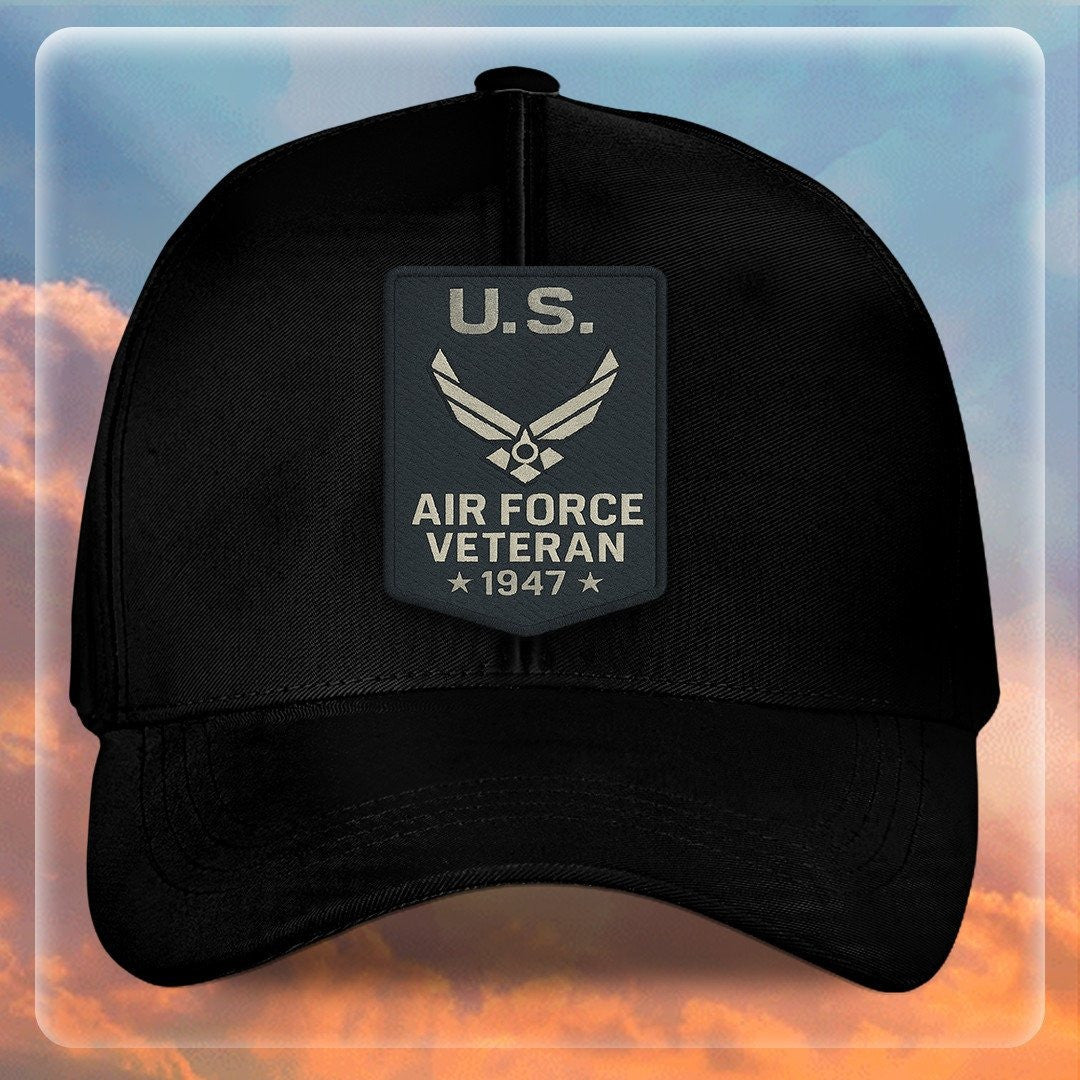 Premium USAF Embroidered Hats VPVC308041, Gifts For Air Force Veteran, Gifts On Father's Day, Armed Forces Day, Independence Day, Veterans Day.