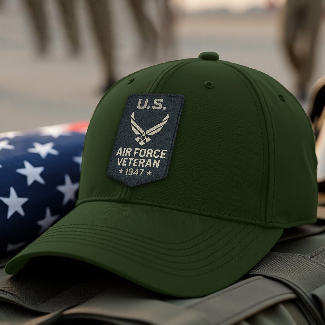 Premium USAF Embroidered Hats VPVC308043, Gifts For Air Force Veteran, Gifts On Father's Day, Armed Forces Day, Independence Day, Veterans Day.