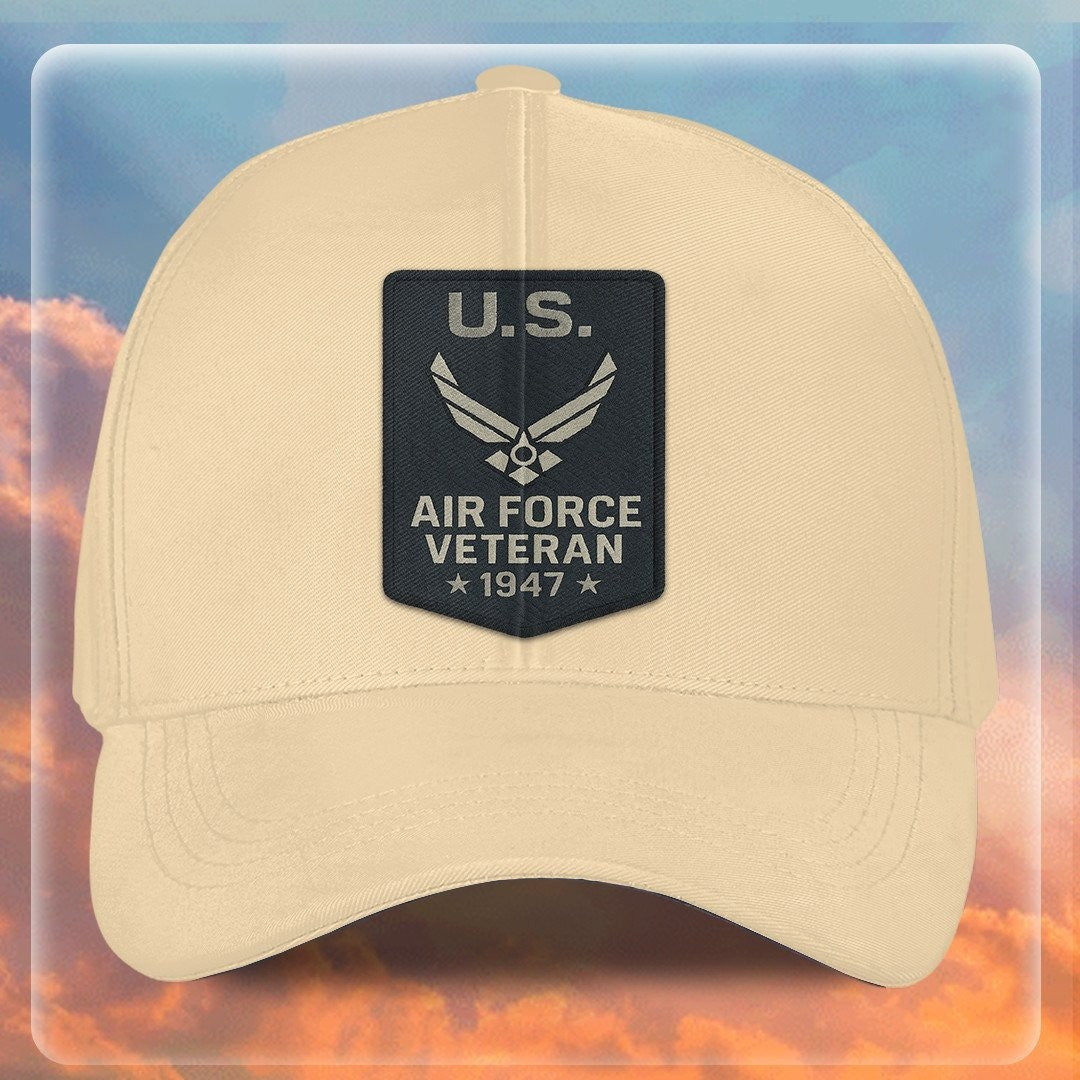 Premium USAF Embroidered Hats VPVC308044, Gifts For Air Force Veteran, Gifts On Father's Day, Armed Forces Day, Independence Day, Veterans Day.
