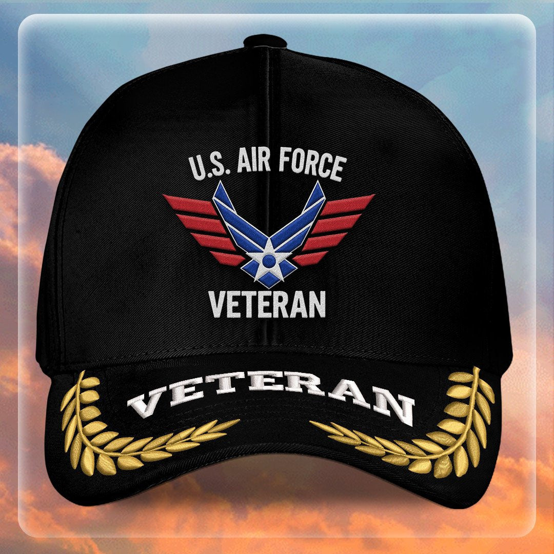Premium USAF Embroidered Hats VPVC308068, Gifts For Air Force Veteran, Gifts On Father's Day, Armed Forces Day, Independence Day, Veterans Day.