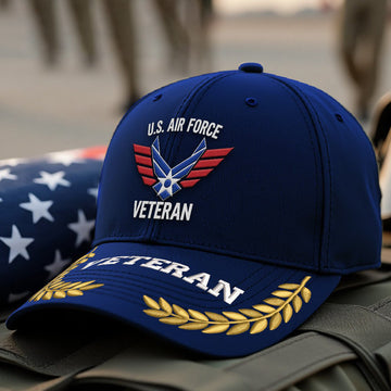 Premium USAF Embroidered Hats VPVC308070, Gifts For Air Force Veteran, Gifts On Father's Day, Armed Forces Day, Independence Day, Veterans Day.