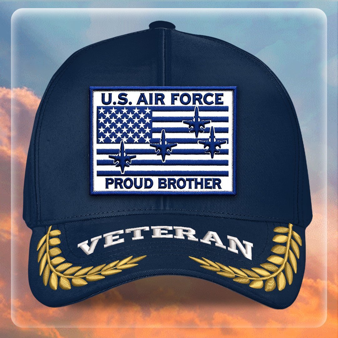 Premium USAF Embroidered Hats VPVC308073, Gifts For Air Force Veteran, Gifts On Father's Day, Armed Forces Day, Independence Day, Veterans Day.