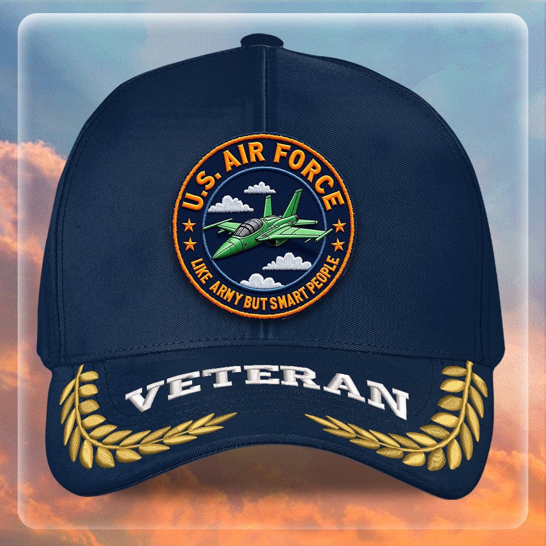 Premium USAF Embroidered Hats VPVC308076, Gifts For Air Force Veteran, Gifts On Father's Day, Armed Forces Day, Independence Day, Veterans Day.
