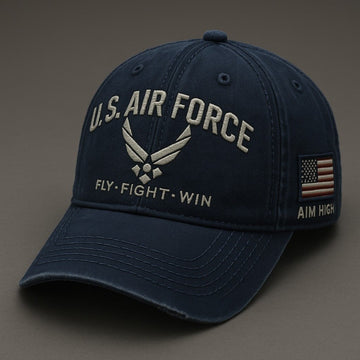 Premium USAF Embroidered Hats VPVC308083, Gifts For Air Force Veteran, Gifts On Father's Day, Armed Forces Day, Independence Day, Veterans Day.