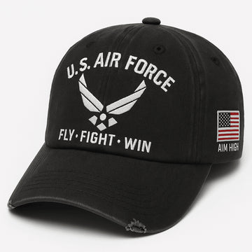 Premium USAF Embroidered Hats VPVC308084, Gifts For Air Force Veteran, Gifts On Father's Day, Armed Forces Day, Independence Day, Veterans Day.