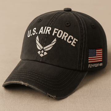 Premium USAF Embroidered Hats VPVC308085, Gifts For Air Force Veteran, Gifts On Father's Day, Armed Forces Day, Independence Day, Veterans Day.