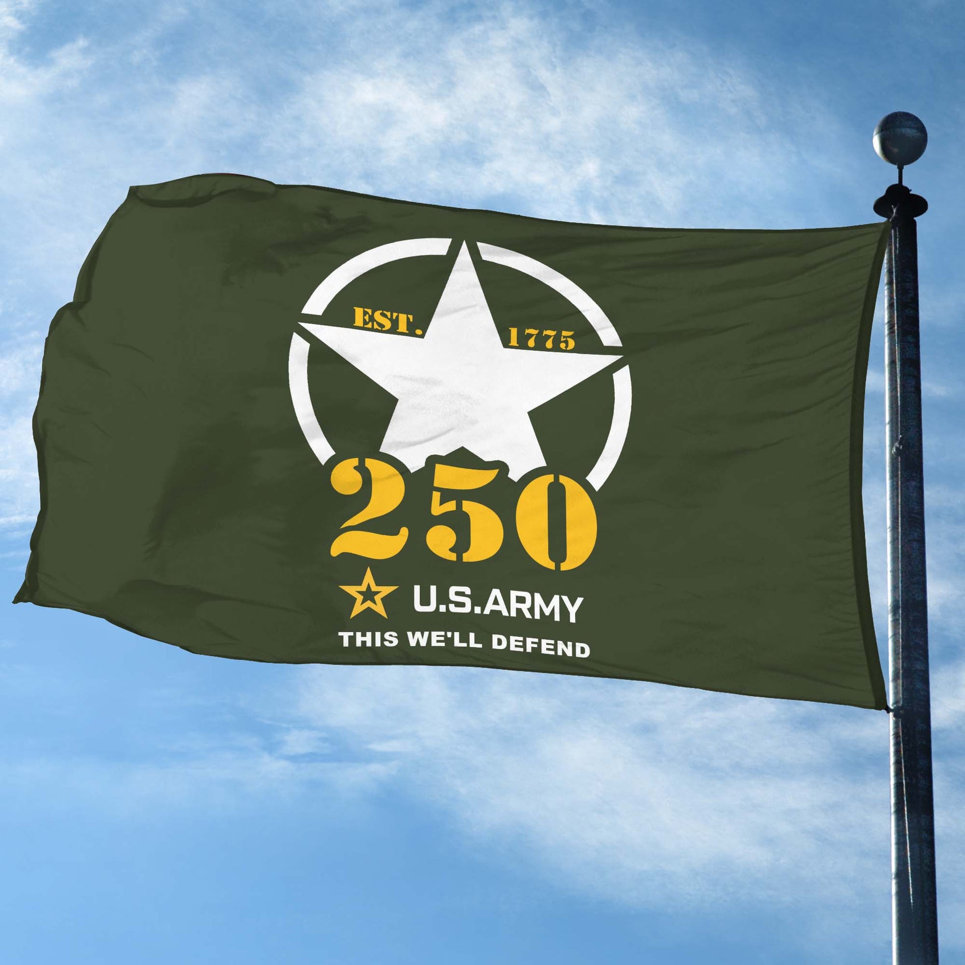 Premium 250th Anniversary Of The Army Grommet Flag VPVC120063, Gifts For Army Veteran, Best Gifts On Father's Day, Veterans Day.