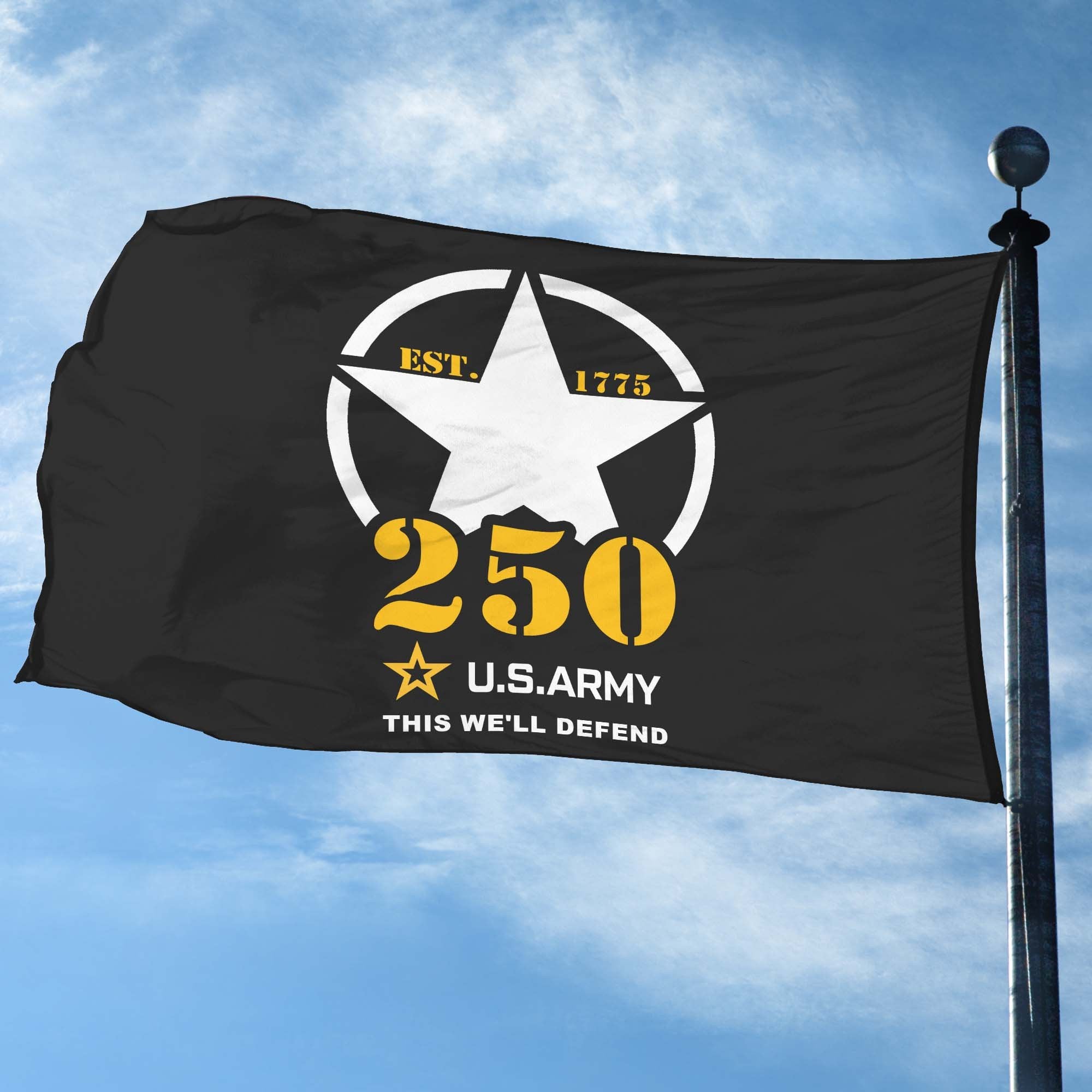Premium 250th Anniversary Of The Army Grommet Flag VPVC120064, Gifts For Army Veteran, Best Gifts On Father's Day, Veterans Day.