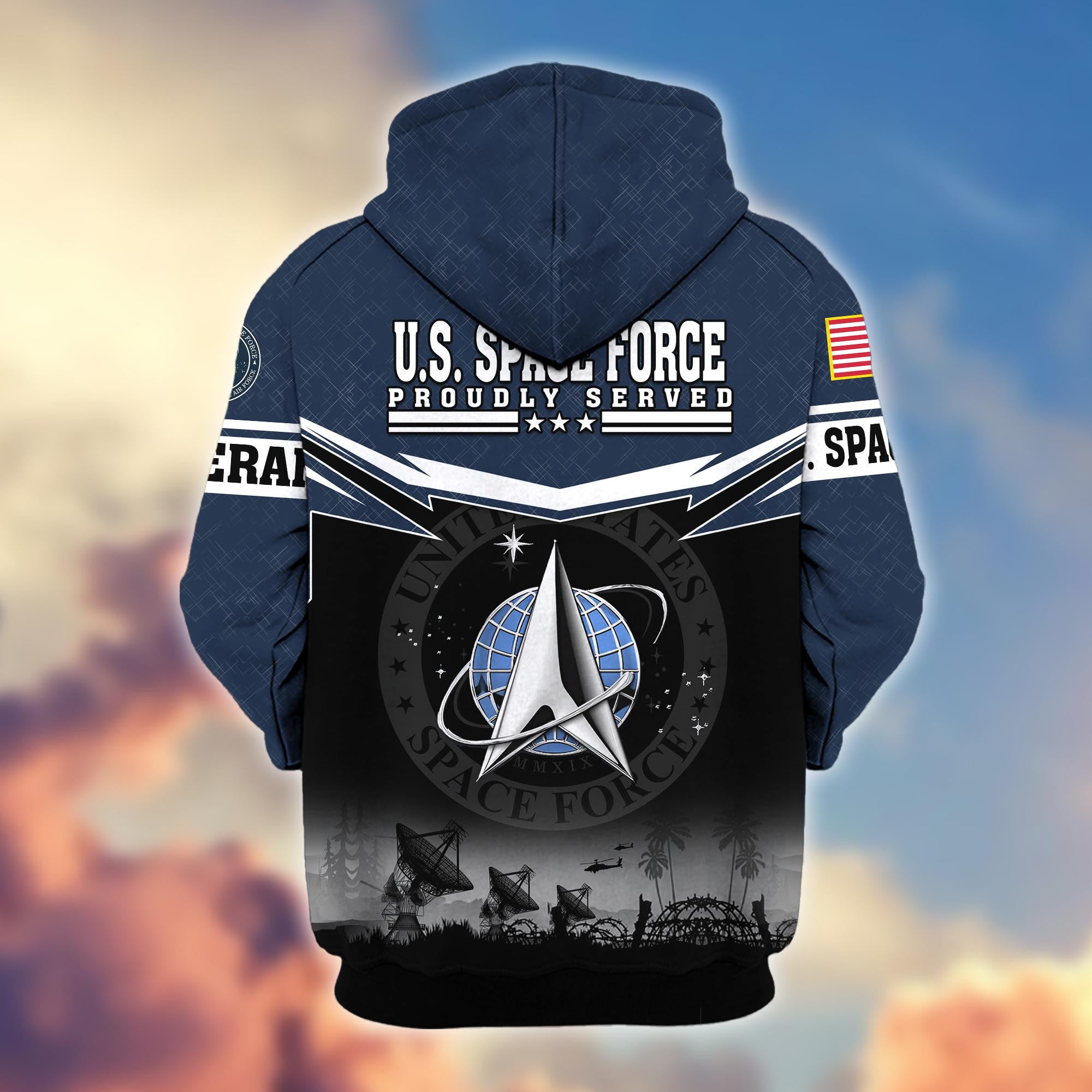 Premium US Veterans Zip Hoodie BPHN131011, Gifts For US Veterans, Gifts On Father's Day, Veterans Day.